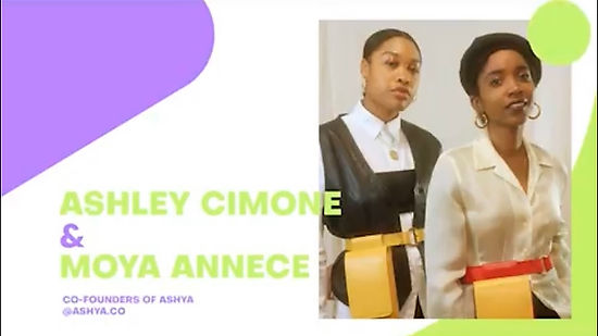 Ashley and Moya (Co-Founders of ASHYA)